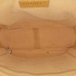 Pre Owned Chanel Brown Caviar Petite Shopping Tote