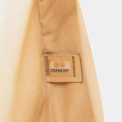 Pre Owned Chanel Beige Medium Caviar Paris Cuba Thread Around Flap
