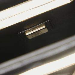 Pre Owned Chanel Black Mini Caviar Chain Around Cut Out Evening Bag