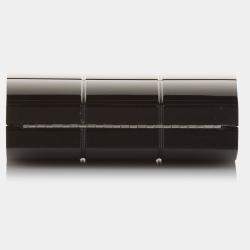 Pre Owned Chanel Black Choco Bar Lucite Perspex Clutch