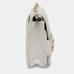 Pre Owned Chanel White Enchained Wallet on Chain