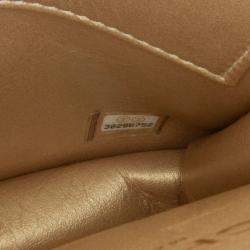 Pre Owned Chanel White Small Chic Pearls Flap