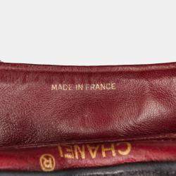 Pre Owned Chanel Black Quilted Lambskin Shoulder Bag