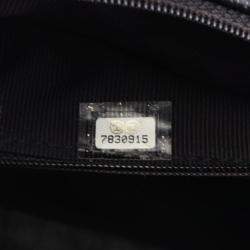 Pre Owned Chanel Black CC Quilted Caviar Kelly Top Handle Bag