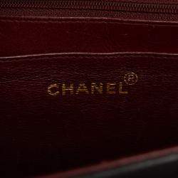 Pre Owned Chanel Black Maxi XL Classic Lambskin Single Flap
