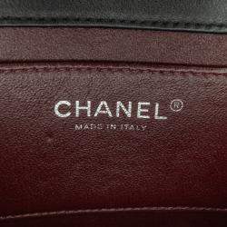 Pre Owned Chanel Black Mini Calfskin Propeller Flap