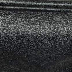Pre Owned Chanel Black Mini Calfskin Propeller Flap