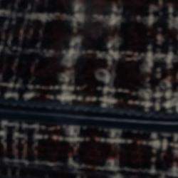 Pre Owned Chanel Blue Small Tweed School Memory Top Handle Flap
