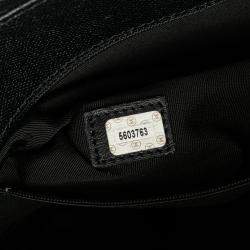 Pre Owned Chanel Black Caviar Tortoise Top Handle Tote