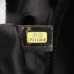 Pre Owned Chanel Matelasse Black Leather Chain Shoulder Bag 