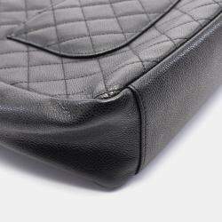 Pre Owned Chanel Matelasse Black Leather Chain Shoulder Bag 