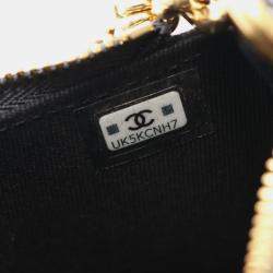Pre Owned Chanel Matelasse Chain Shoulder Crossbody Bag Leather Gray