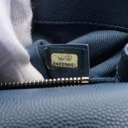 Pre Owned Chanel Coco Handle 29 Matelasse 2Way Handbag Leather Blue