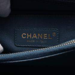 Pre Owned Chanel Coco Handle 29 Matelasse 2Way Handbag Leather Blue