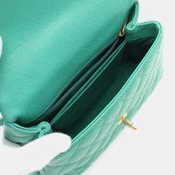 Pre Owned Chanel Coco Handle Flap Matelasse