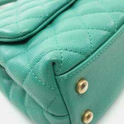 Pre Owned Chanel Coco Handle Flap Matelasse
