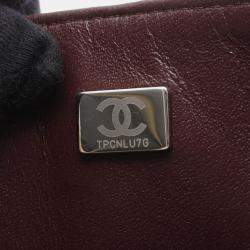 Pre Owned Chanel Matelasse W Flap Chain Shoulder Bag Leather Black