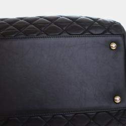 Pre Owned Chanel Large Lambskin Mademoiselle Bowling Bag