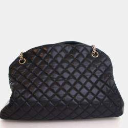 Pre Owned Chanel Large Lambskin Mademoiselle Bowling Bag