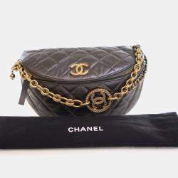 Pre Owned Chanel Aged Calfskin Waist Bag