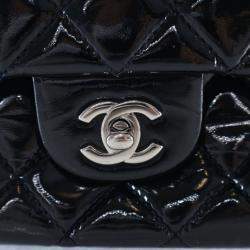 Pre Owned Chanel Medium Patent 3 Bag