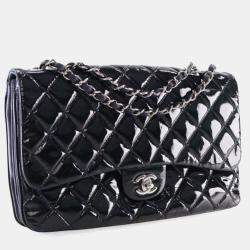 Pre Owned Chanel Medium Patent 3 Bag