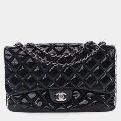 Pre Owned Chanel Medium Patent 3 Bag