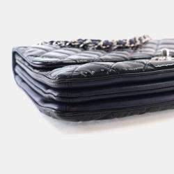 Pre Owned Chanel Medium Patent 3 Bag