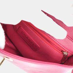 Pre Owned Chanel Mini Red Calfskin Mademoiselle Flap Bag