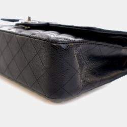Pre Owned Chanel Medium Caviar Classic Double Flap Bag