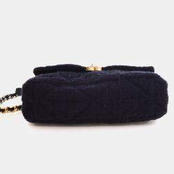 Pre Owned Chanel Medium Tweed 19 Flap Bag