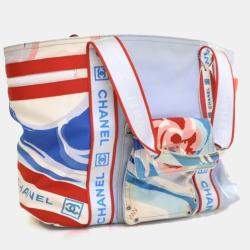 Pre Owned Chanel Sports Line Surfline Tote