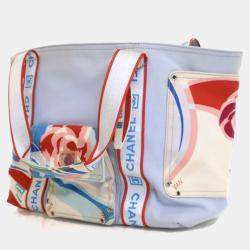 Pre Owned Chanel Sports Line Surfline Tote