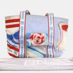 Pre Owned Chanel Sports Line Surfline Tote