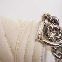 Pre Owned Chanel Medium Lambskin Boy Bag