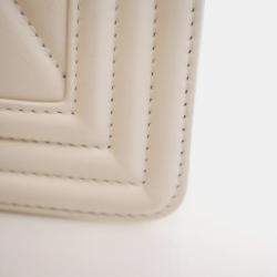 Pre Owned Chanel Medium Lambskin Boy Bag