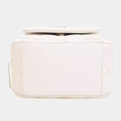 Pre Owned Chanel Mini Caviar Classic Backpack