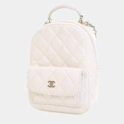 Pre Owned Chanel Mini Caviar Classic Backpack