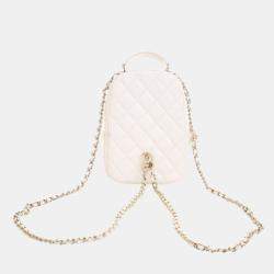 Pre Owned Chanel Mini Caviar Classic Backpack