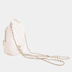 Pre Owned Chanel Mini Caviar Classic Backpack