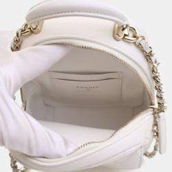 Pre Owned Chanel Mini Caviar Classic Backpack