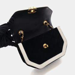 Pre Owned Chanel Vintage Mini Velvet Place Vendome Flap Bag