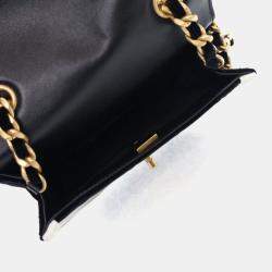 Pre Owned Chanel Vintage Mini Velvet Place Vendome Flap Bag