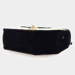Pre Owned Chanel Vintage Mini Velvet Place Vendome Flap Bag