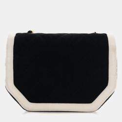 Pre Owned Chanel Vintage Mini Velvet Place Vendome Flap Bag