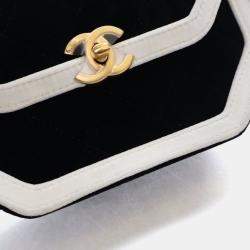 Pre Owned Chanel Vintage Mini Velvet Place Vendome Flap Bag