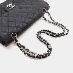 Pre Owned Chanel Medium Caviar Classic Double Flap Bag