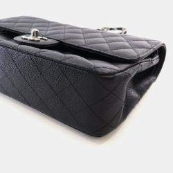 Pre Owned Chanel Medium Caviar Classic Double Flap Bag
