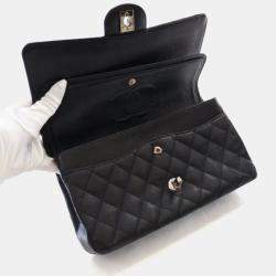 Pre Owned Chanel Medium Caviar Classic Double Flap Bag