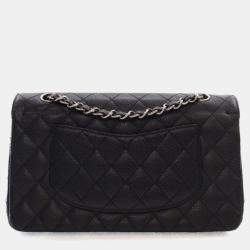 Pre Owned Chanel Medium Caviar Classic Double Flap Bag